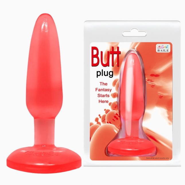 Анальна пробка - Butt Plug Red