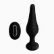 Silicone Vibrating Anal Plug with Remote Control - анальна пробка з дистанційним управлінням, 14.6х3.9 см