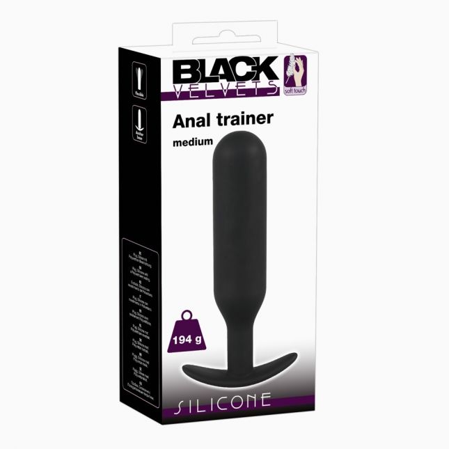 Анальная пробка - Black Velvets Anal Trainer Medium