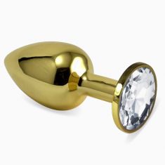 Анальна пробка - Rosebud Classic Metal Plug S, золотий