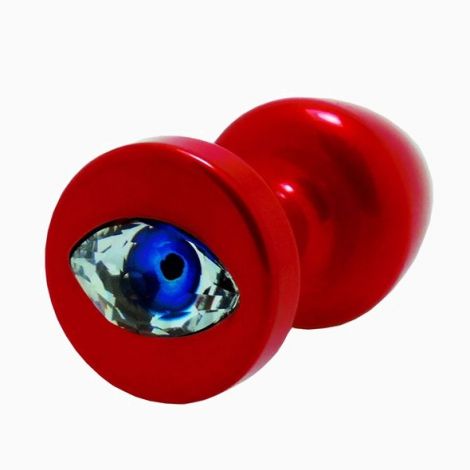 Анальна пробка із стразом Diogol Anni R Eye Red Кристал 25мм