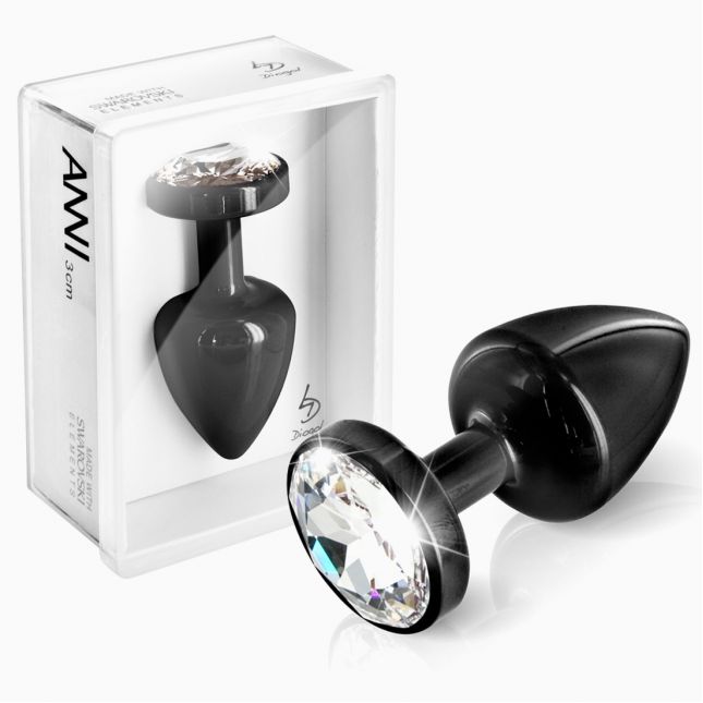 Анальна пробка - ANNI round black T2 Analplug