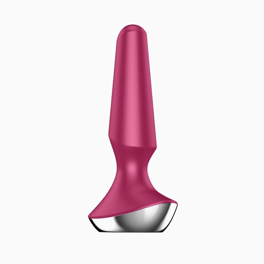 Анальна смарт-вібропробка Satisfyer Plug-ilicious 2 Berry Анальна смарт-вібропробка Satisfyer Plug-ilicious 2 Berry
