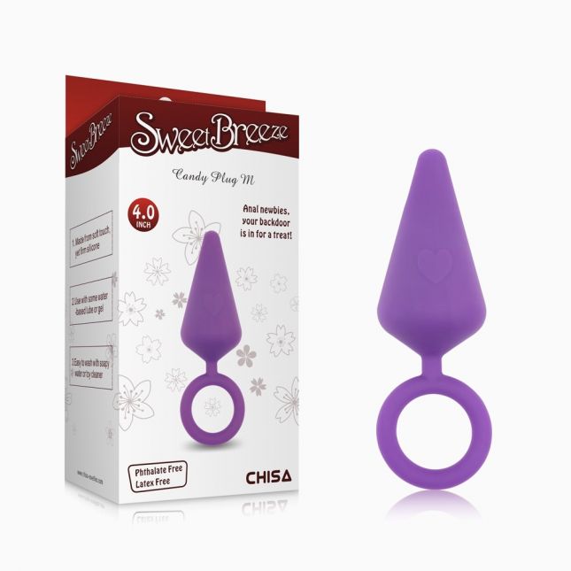 Анальная пробка - Sweet Breeze Anal Plug M Purple