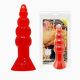 Анальна пробка - Butt Plug PVC, червона