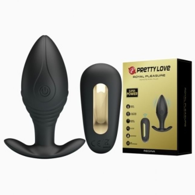 Анальна пробка - Pretty Love Silicone Vibrating Butt Plug
