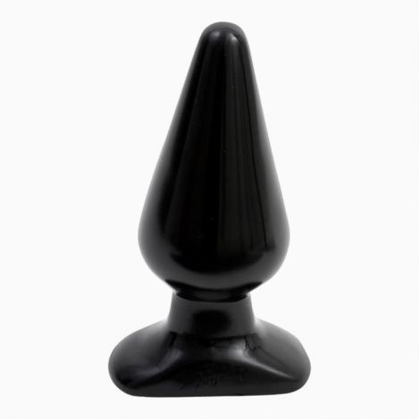 Анальна пробка Butt Plug, чорний, 13Х6 см
