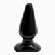 Анальная пробка Classic Butt Plug Large, черный, 10,6x5 см