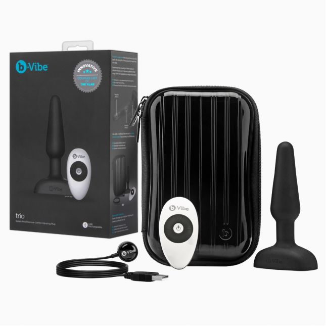 Анальна пробка - b - Vibe trio plug black