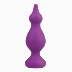 Анальна пробка Adrien Lastic Amuse Medium Purple (M) з двома переходами, макс. діаметр 3,6 см