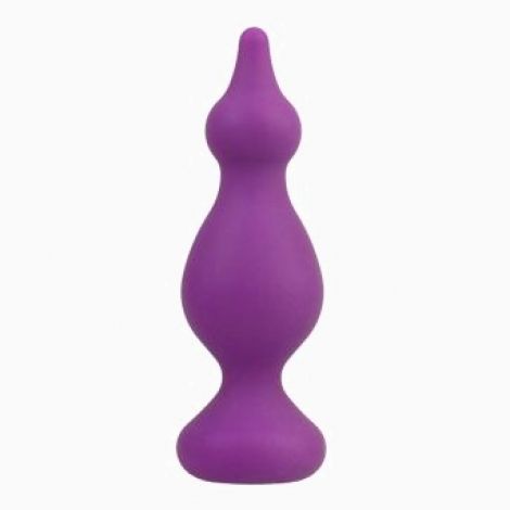 Анальна пробка Adrien Lastic Amuse Medium Purple (M) з двома переходами, макс. діаметр 3,6 см