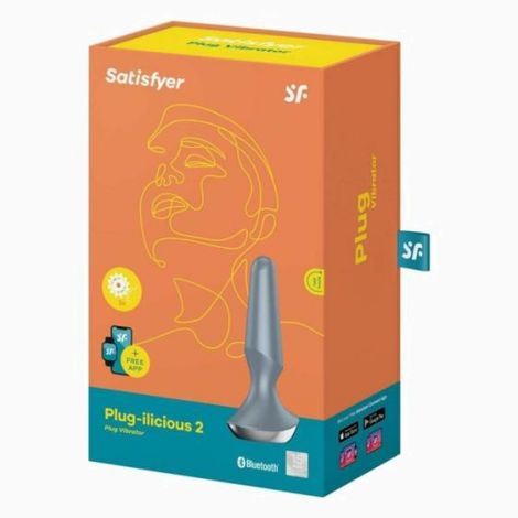 Анальна пробка - Satisfyer Plug-Ilicious 2 Ice Blue (App)
