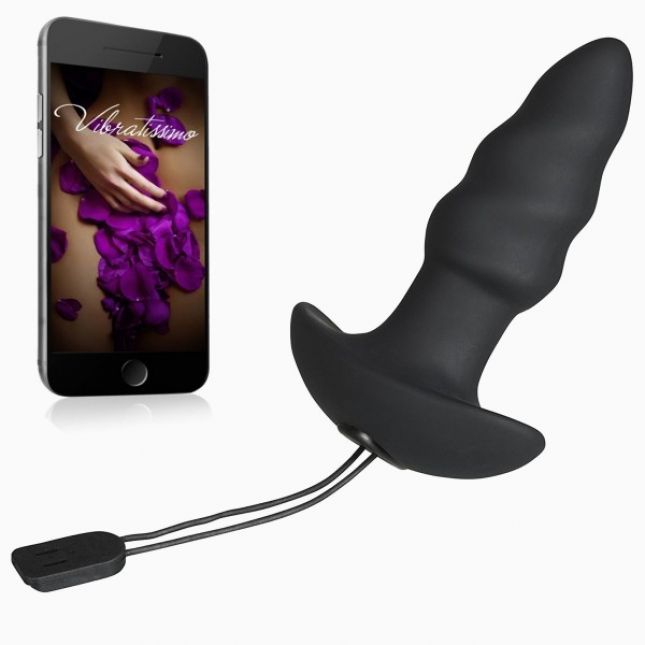 Анальна пробка - Vibratissimo Anal Plug, чорна