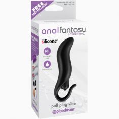 Анальна пробка - Anal Fantasy Collection Pull Plug Vibe, чорний