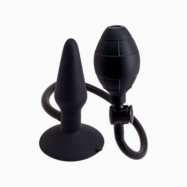 Seven Creations Inflatable Butt Plug S - надувна анальна пробка, маленька, 12,5х7 см