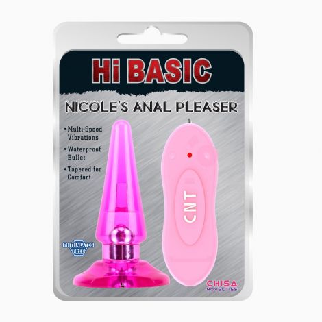 Анальна пробка - Hi-Basic Nicole's Anal Pleaser Pink