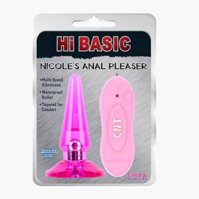 Анальна пробка - Hi-Basic Nicole's Anal Pleaser Pink