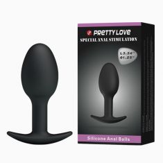 Анальная пробка - Pretty Love silicone Anal Plug Black