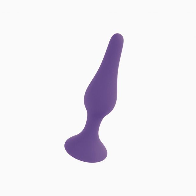 Анальна пробка - Silicone Purple Plug S
