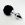 Анальна пробка - Large Silver Plug+Pompon Black