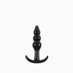 Анальная пробка Jelly Rancher T-plug Ripple, 7,6х3,2 см