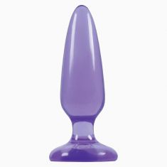 Анальная пробка Pleasure Plug Small, 10х3,5 см (пурпурный)
