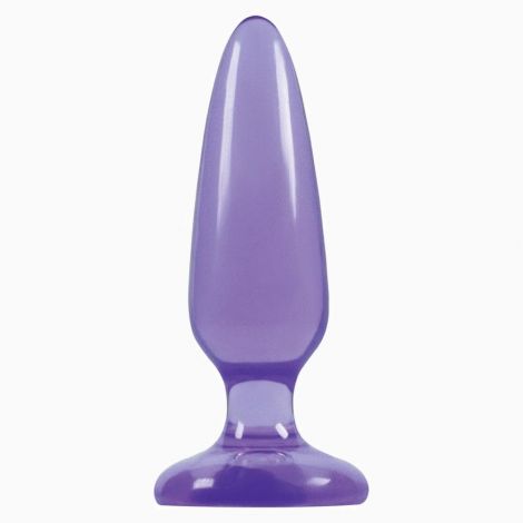 Анальная пробка Pleasure Plug Small, 10х3,5 см (пурпурный)