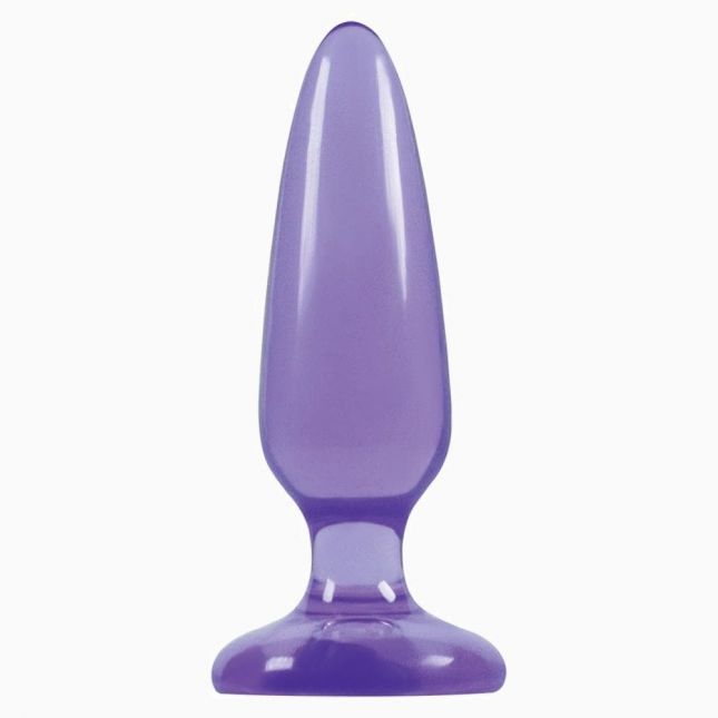 Анальная пробка Pleasure Plug Small, 10х3,5 см (пурпурный)