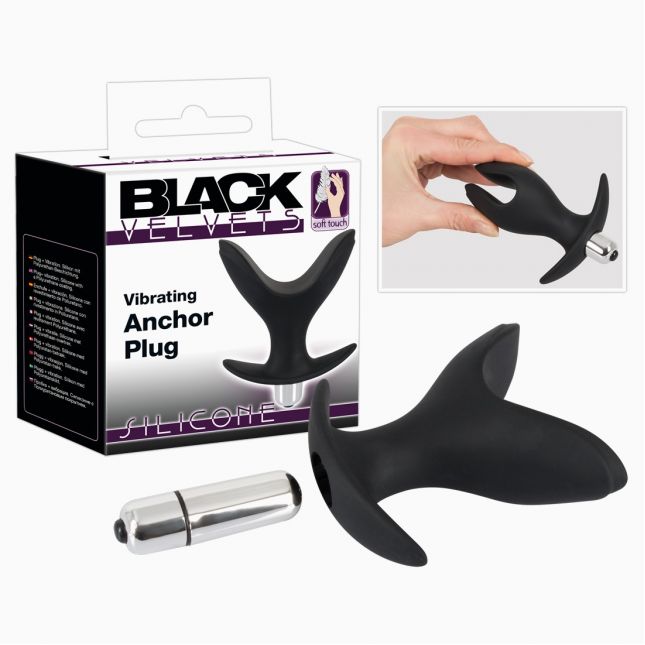 Анальна пробка - Black Velvets Vibrating Anchor