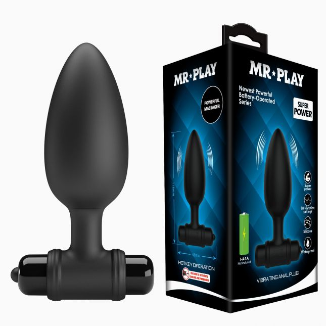 Анальна пробка - Mr.Play Vibrating Anal Plug