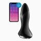Анальная смарт вибропробка с жемчужным массажем Satisfyer Rotator Plug 1+ Black