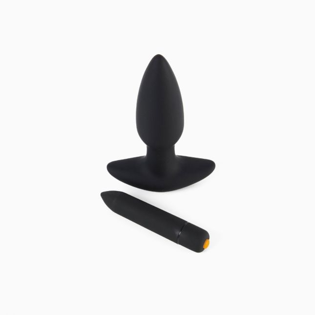 Pornhub Vibrating Butt Plug - анальна пробка з вібрацією, 14,5х3, 5 см