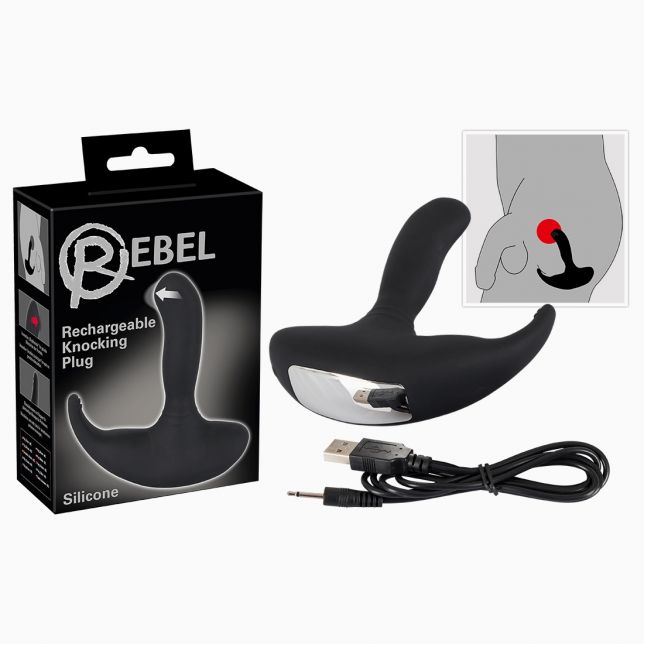 Масажер простати - Rebel Rechargeable Knocking Pl