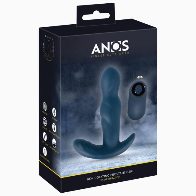 Масажер простати - Anos RC Rotating Prostate Plug Масажер простати - Anos RC Rotating Prostate Plug