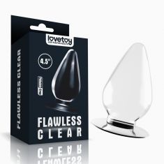 Анальна пробка - Flawless Clear Anal Plug 4.5" Clear