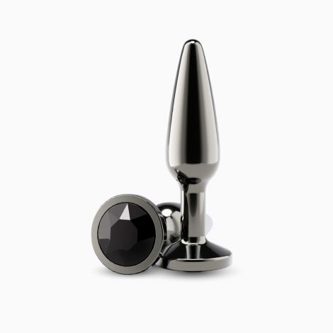 Анальна пробка NS Novelties Rear Assets - Tapered - Medium - Gunmetal - Black