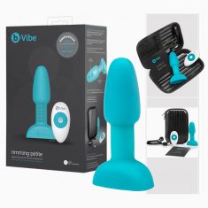 Анальная пробка - b-Vibe Rimming Petite Teal Анальная пробка - b-Vibe Rimming Petite Teal