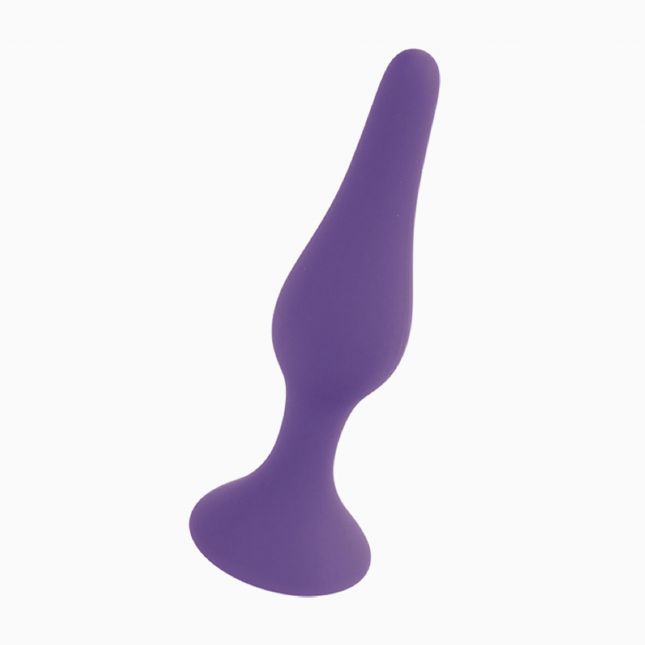 Анальна пробка - Silicone Purple Plug L