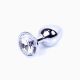 Анальна пробка - Jewellery Silver Plug - Clear