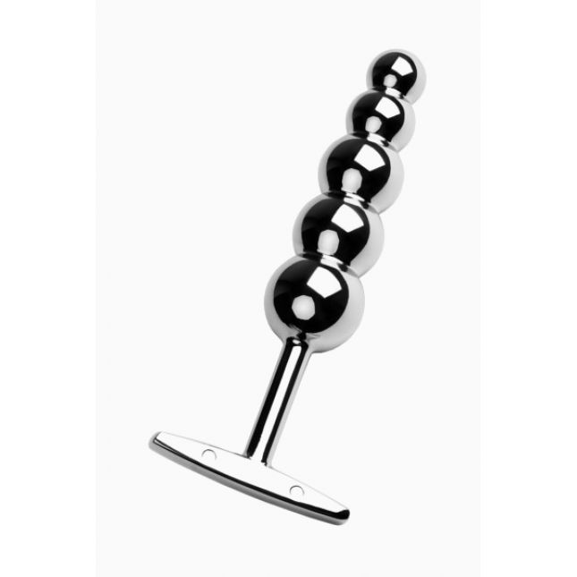 Анальна пробка Metal By Toyfa, метал, сріблястий, 15,5 см, ø3 см, 150 г
