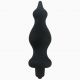Анальна пробка з вібрацією Adrien Lastic Bullet Amuse Black, макс. діаметр 3,9 см