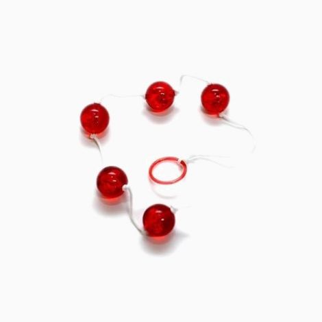 Анальні кульки Clear Anal Beads Large, 2,0 см 