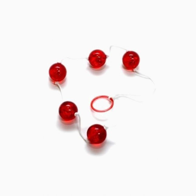 Анальные шарики Clear Anal Beads Large, 2,0 см.
