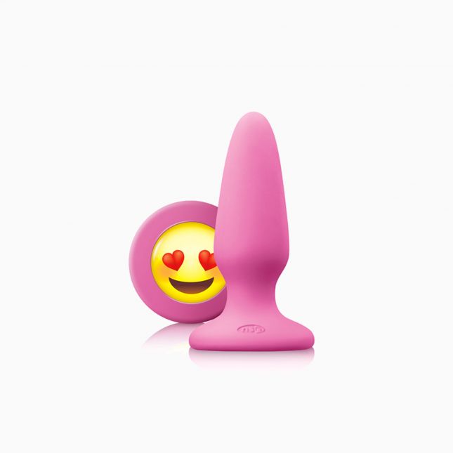 NS Novelties Mojis Plug #ILY Medium - середня анальна пробка эмоджи, 10,5х5, 3 см