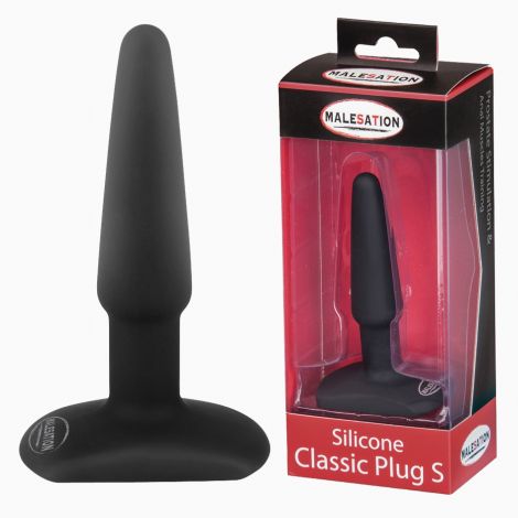 Анальна пробка - MALESATION Silicone Classic Plug, S