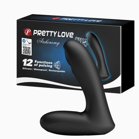 Масажер простати - Pretty Love Archenemy Pulsator Black (App)