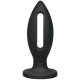 Doc Johnson Kink Lube Luge Premium Silicone Plug 6" - силиконовая анальная пробка, 14х5 см (черный)