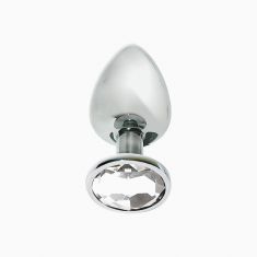 Анальна пробка з кристалом MAI Attraction Toys №72, довжина 5см, діаметр 2,5 см