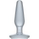 Анальная пробка Crystal Jellies Butt Plug Medium, 13х3,5 см (прозрачный)