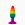 Силіконова анальна пробка Wooomy Hiperloo Silicone Rainbow Plug S, діаметр 2,4 см, довжина 9 см